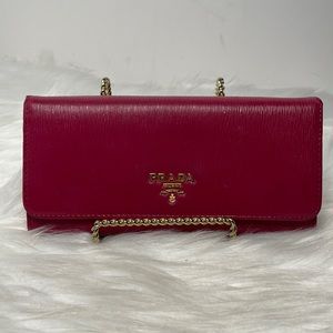 Authentic Prada Long Wallet